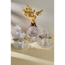 Şık 6'lı Kahve Fincan Seti, 100 Ml, Zarif Tasarım ve Kaliteli Malzeme Ile.