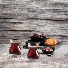 Şık Dantel Çay Takımı 12 Parça, 140 Cc, Beyaz, Zarif ve Kullanışlı Tasarım