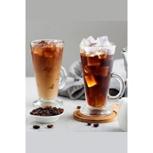 6'lı Turuncu Kulplu Kahve-Latte Bardağı, 263 Cc, Şık ve Kullanışlı Tasarım