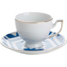 Morocco Ds2 Mavi Tabaklı Çay Fincanı 170 Cc, Şık ve Kullanışlı Tasarım