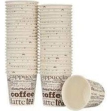 Beyaz 4 Oz Karton Bardak 800 Adet Türk Kahvesi ve Espresso Için Uygun