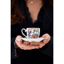 Çift Kişilik Renkli Kahve Fincanı Takımı, 90 Ml, Şık ve Kullanışlı Tasarım