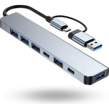 ForWhat Büro Ev Ofis Için 8mod Görüntü Aktarıcı Çoklu USB Hub