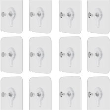 12'li Güçlü Yapışkan Çerçeve Askısı, Paslanmaz Çelik, Mutfak ve Banyo Için