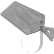 Gri Mermer Kesme ve Sunum Tablası, Şıklık ve Dayanıklılık Sunar.