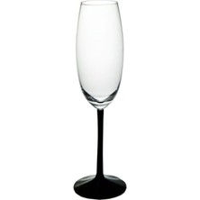 El Yapımı Siyah Şampanya Kadehi, Şık ve Zarif Tasarım, 1 Adet