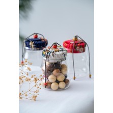 Turuncu Cam Kapaklı Kavanoz Seti, 3'lü, 250 Ml, Şık ve Pratik Saklama Çözümleri