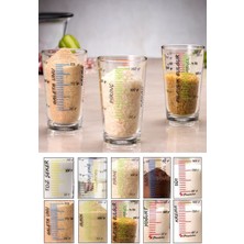 6'lı Ölçü Bardağı Seti, Kahverengi, Şık ve Kullanışlı Ev Gereçleri