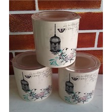 Ege 12 cm 3’lü Saklama Kabı Seti, Renkli ve Şık Mutfağınız Için Mükemmel Seçim