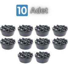 10'lu Yuvarlak Melamin Küllük ve Kül Tabağı Seti, Pembe