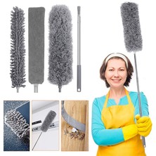 Her Yere Pratik Temizlik Için 3’lü Mikrofiber Püskül Seti