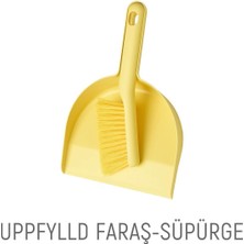 Sarı Renkli, 26X18X8 cm Küçük Süpürge, Pratik Temizlik Aracı