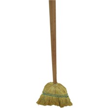 Edirne 800-1000 gr Ot Ayak Süpürgesi Gürgen Saplı, Temiz ve Pratik Kullanım