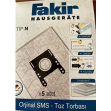 Yumuşak ve Dayanıklı Toz Torbası, Temizlikte Pratik Kullanım Sağlar.