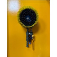 Tetikli Su Sıçratmayan Koltuk Yıkama Fırçası Yumuşak Kıl Tutmalı