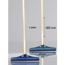 Çekçekli Yer Silgili Paspas, 40 Cm, Kullanışlı ve Dayanıklı Temizlik Ürünü