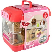 Angel Of Life JND-6806 Hareketli Köpek ve Işıklı Sesli Şeffaf Kafes Seti -Vardem Oyuncak