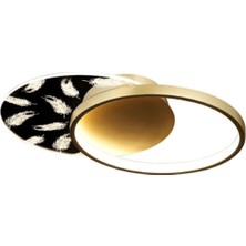 Şık Altın Renkli 20W LED Tavan Lambası 3000K Parlak Işık