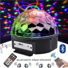 Renkli Disko Topu, Rgb Ledli, Bluetooth Hoparlör, Sese Duyarlı, Eğlence Için Ideal