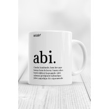 Beyaz Abi Kupa Bardak