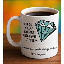 Komik - Esprili Kupa Bardak Kıymetim Bilinmiyor Yazılı Komik Kupa Bardak