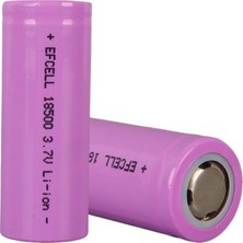 Efcell 3.7 Volt 1200 Mah Lityum 18500 Pil (Başlıksız)