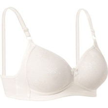 Iç Giyim Ebru Lüx Toparlayıcı Silikonlu Telsiz, Lez Dantel Sütyen (Sütyen Yıkama Topu Hediyeli )