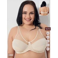 Iç Giyim Godewo Kapsız Şeffaf Toparlayıcı (Minimizer) Balenli Sütyen