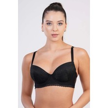 Iç Giyim Newbra Dantel Motif Işlemeli Desteksiz C Cup Sütyen