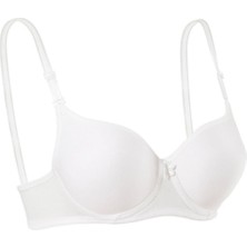 Iç Giyim Ebru Lüx Silikonlu Desteksiz Balenli Düz Sütyen (Sütyen Yıkama Topu Hediyeli )