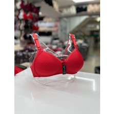 Iç Giyim Ebru Lüx Toparlayıcı Silikonlu Telsiz, Jakarlı Micro Sütyen (Sütyen Yıkama Topu Hediyeli )