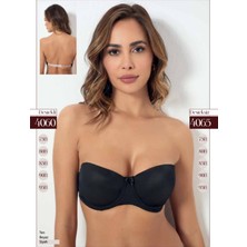 Iç Giyim Godewo Straplez Sırtı Şeffaf Destekli Veya Desteksiz Seçenekli Sütyen