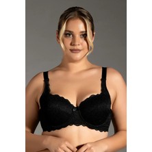 Iç Giyim New Bra Balenli Dantelli Toparlayıcı Içi Boş Sütyen