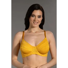 Iç Giyim New Bra Balenli Desteksiz Dantelli C-D Cup Size Süngerli Sütyen