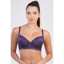 Iç Giyim Newbra Dantel Motif Işlemeli Desteksiz C Cup Sütyen