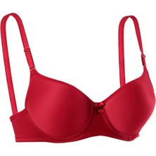 Iç Giyim Ebru Lüx Silikonlu Desteksiz Balenli Düz Sütyen (Sütyen Yıkama Topu Hediyeli )