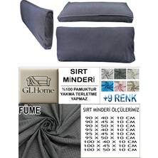 %100 Pamuk Petek 2 Adet Sırt Minderi Kılıfı