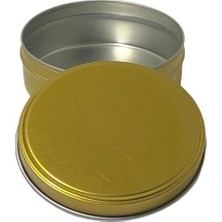 Yeşil Teneke Kutu 10'lu, Mum, Bal, Sabun Saklama Için Şık Set