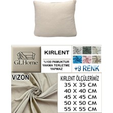 %100 Pamuk Petek 2'li Kirlent Kılıfı