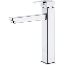Ağır Gövde Kare 25 cm Çanak Banyo Lavabo Bataryası Garantili Musluk Yerli Üretim