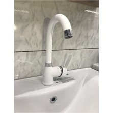 Mat Beyaz Nano Teknoloji Lavabo Bataryası