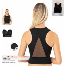 Iç Giyim Polyester Dalgıç Kumaş Pedli Crop Atlet