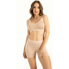 Iç Giyim Bambu Kalın Askı Pedli Sütyen, Büstiyer Yarım Atlet