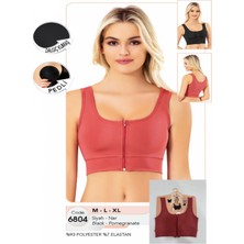 Iç Giyim Polyester Dalgıç Kumaş Pedli Crop Atlet