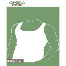 Omera Organik Ribana  Kalın Askı  Atlet