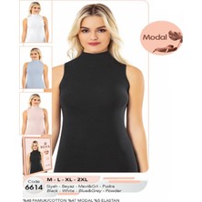 Iç Giyim Kota Modal Kumaş Yarım Boğazlı Sıfır Kol Atlet