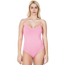 Iç Giyim Derya Kurşun Pamuk Kumaş Ince Askılı Çıt Çıtlı Body Atlet