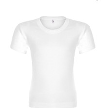 Iç Giyim Erdem %100 Pamuk Beyaz Erkek Çocuk 0 Yaka Kollu Fanila (3 Adet)