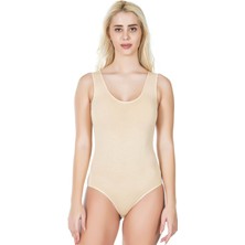 Iç Giyim Derya Kurşun Kalın Askılı Pamuk Kumaş Çıt Çıtlı Body Atlet