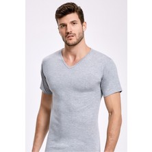 %100 Pamuk Supreme V Yaka Fanila 1012 (3 Adet)